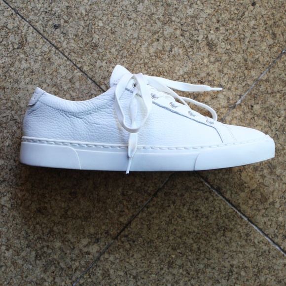 1. State Shoes - 1. state white leather sneakers